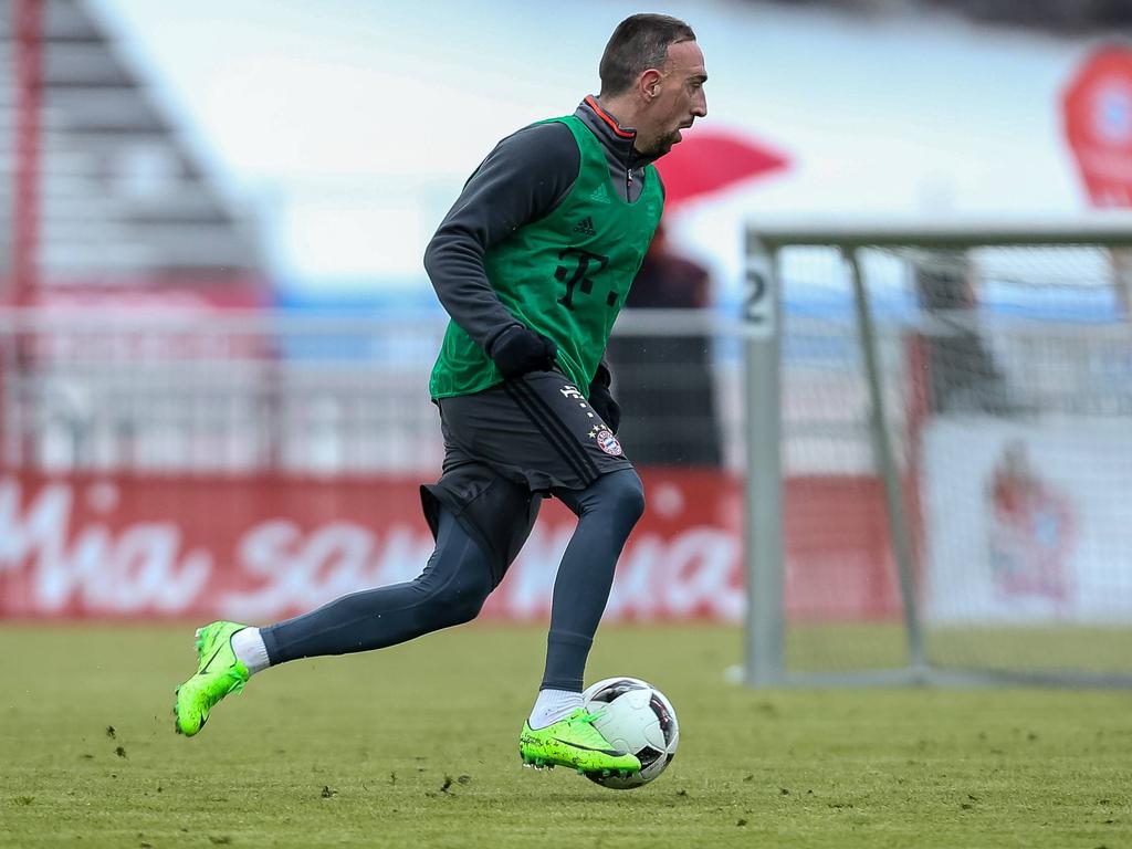 Franck Ribéry trainierte individuell für seine Rückkehr in den Bayern-Kader