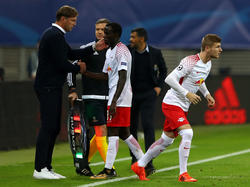 Brume (Mitte) droht gegen den FC Bayern auszufallen