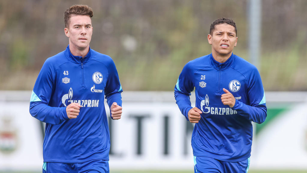 Verließen den FC Schalke 04 im Sommer: Matthew Hoppe (l.) und Amine Harit