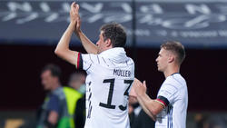 Die Bayern-Spieler Müller und Kimmich waren nach dem Remis unzufrieden