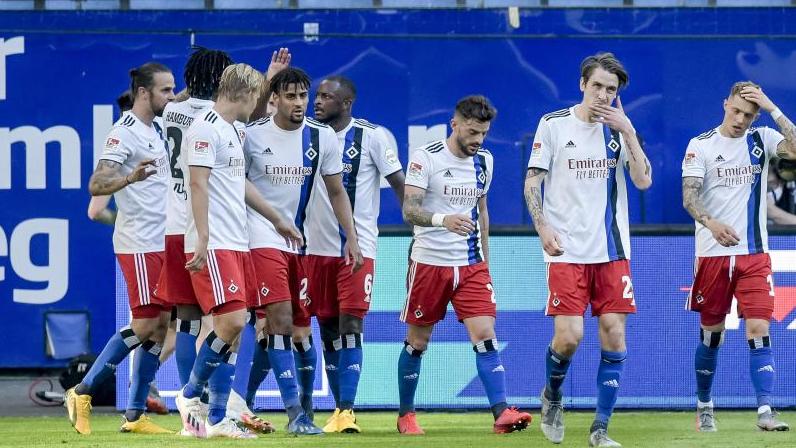 Der Hamburger SV muss um die Rückkehr in die 1. Bundesliga bangen