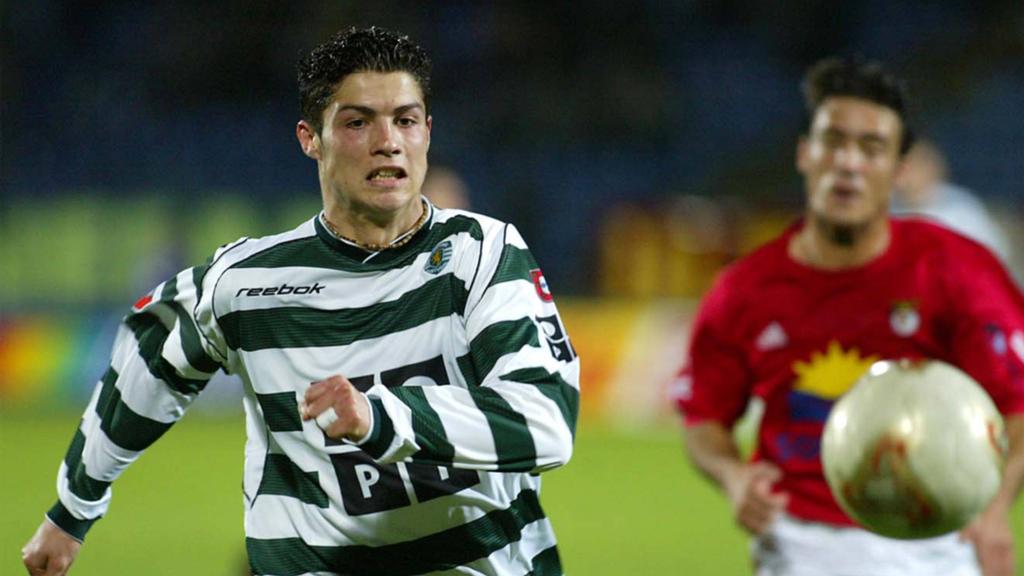Christiano Ronaldo wurde bei Sporting zum Profi