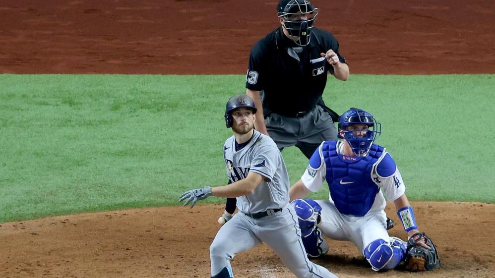 Brandon Lowe gelangen zwei Homeruns Brandon Lowe gelangen zwei Homeruns