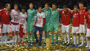 Christian Früchtl (Bildmitte) feierte als Ersatztorwart große Erfolge beim FC Bayern