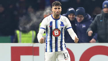 Nader El-Jindaoui feierte im DFB-Pokal sein Debüt für Hertha BSC