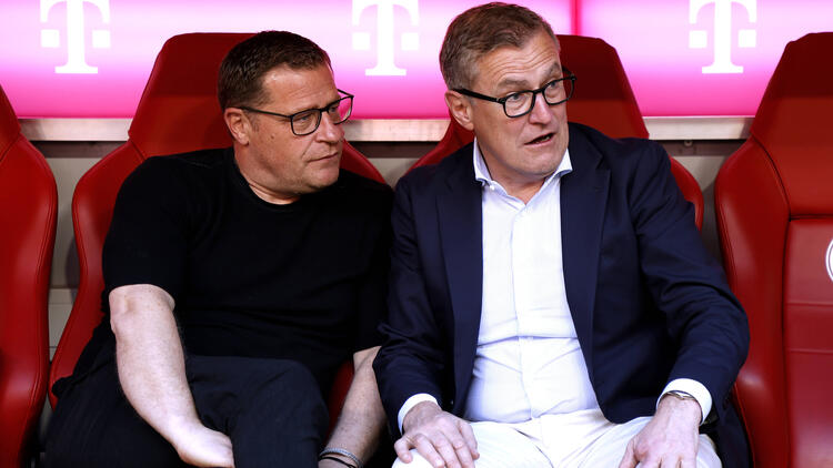 Sportvorstand Max Eberl und CEO Jan-Christian Dreesen sind auf der Suche nach einem neuen Trainer für den FC Bayern