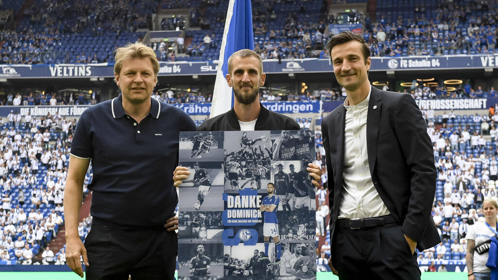 Beendete im Sommer seine Karriere und wird nun Trainer beim FC Schalke 04: Dominick Drexler (M.) Beendete im Sommer seine Karriere und wird nun Trainer beim FC Schalke 04: Dominick Drexler (M.)
