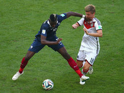 Kroos-Pogba, duelo estrella en el centro del campo del Francia-Alemania. (Foto: Getty)