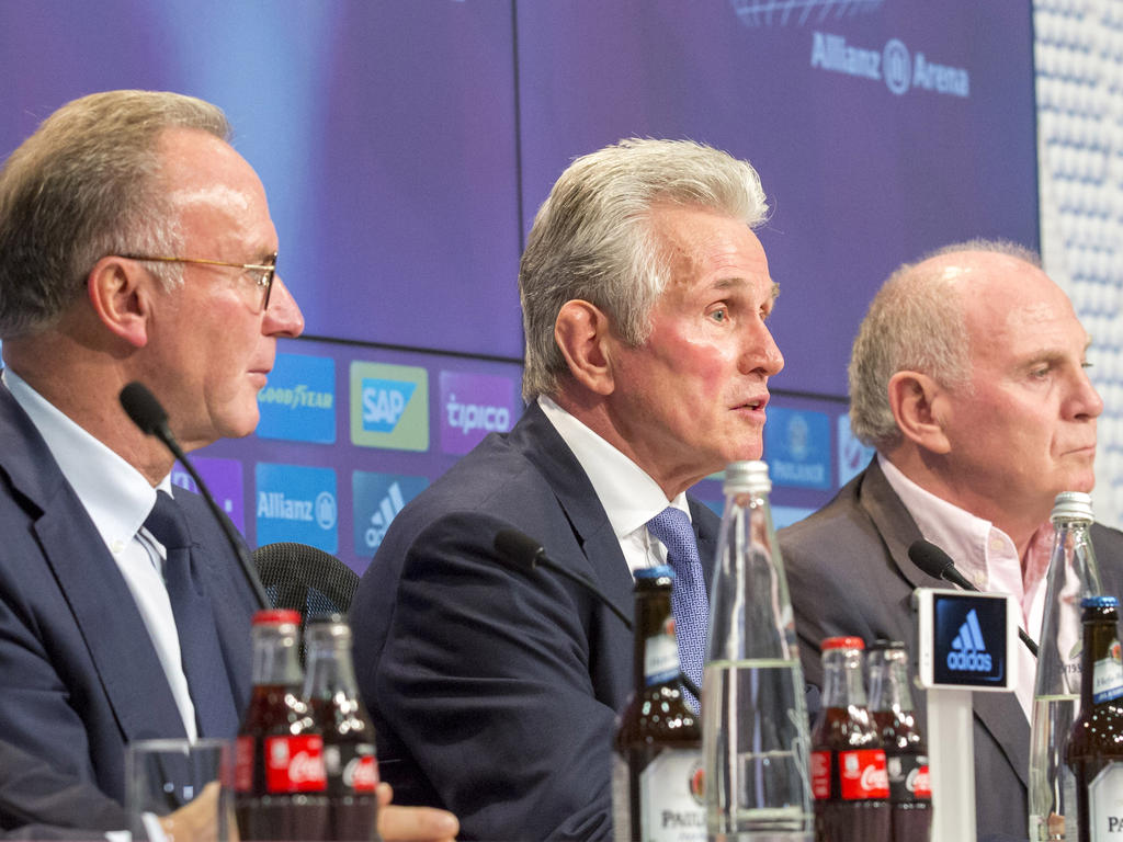 Jupp Heynckes trat am Montag sein Trainer-Amt beim FC Bayern an