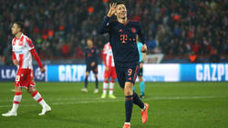 Robert Lewandowski traf gegen Belgrad vierfach für den FC Bayern