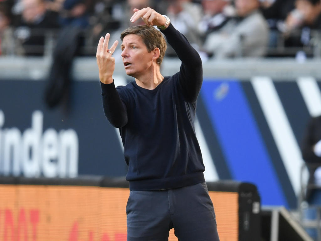 Eintracht Frankfurts Cheftrainer Oliver Glasner war nach derNiederlage sauer