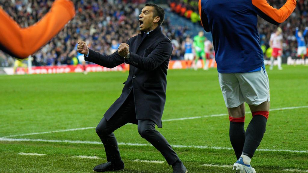 Giovanni van Bronckhorst steht mit den Rangers im Europa-League-Finale gegen Eintracht Frankfurt Giovanni van Bronckhorst steht mit den Rangers im Europa-League-Finale gegen Eintracht Frankfurt