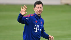 Robert Lewandowski erschien zum Leistungstest des FC Bayern