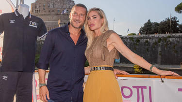 Francesco Totti und seine Noch-Ehefrau Ilary Blasi