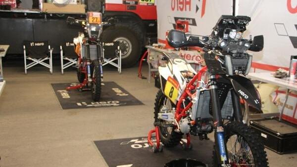 Das Hero-Team wird die zweite Dakar-Woche nicht zu Ende fahren Das Hero-Team wird die zweite Dakar-Woche nicht zu Ende fahren