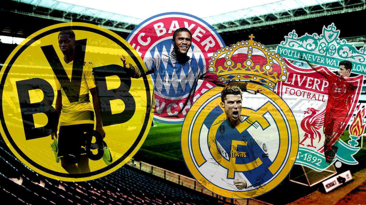 BVB und FC Bayern sind genauso im Ranking wie Real Madrid und der FC Liverpool BVB und FC Bayern sind genauso im Ranking wie Real Madrid und der FC Liverpool