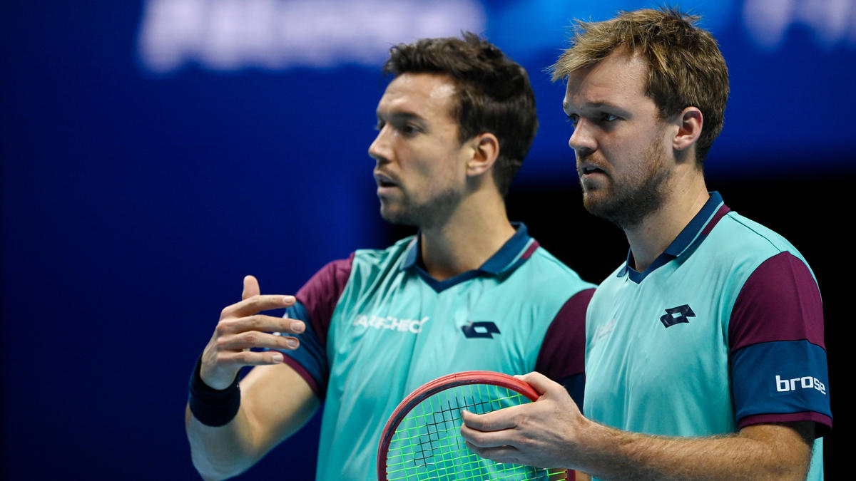 Kevin Krawietz (r.) und Andreas Mies (l.) verpassten in London das Halbfinale Kevin Krawietz (r.) und Andreas Mies (l.) verpassten in London das Halbfinale