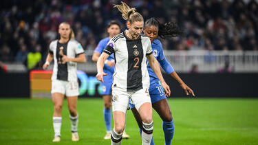 Die deutschen Fußball-Frauen mussten sich Frankreich geschlagen geben