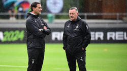 Gerardo Seoane (l.) sitzt in Gladbach wieder fester im Sattel