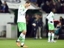 Wolfsburgs Bas Dost konnte schon wider ein Lauftraining absolvieren