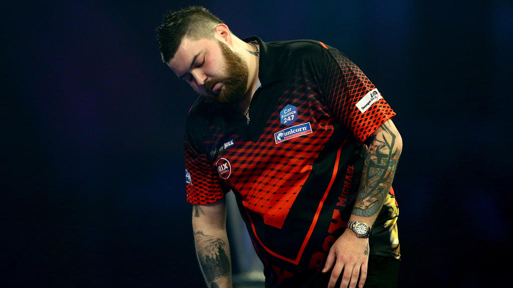 Michael Smith war zu Beginn des Darts-WM-Finales zu nervös Michael Smith war zu Beginn des Darts-WM-Finales zu nervös