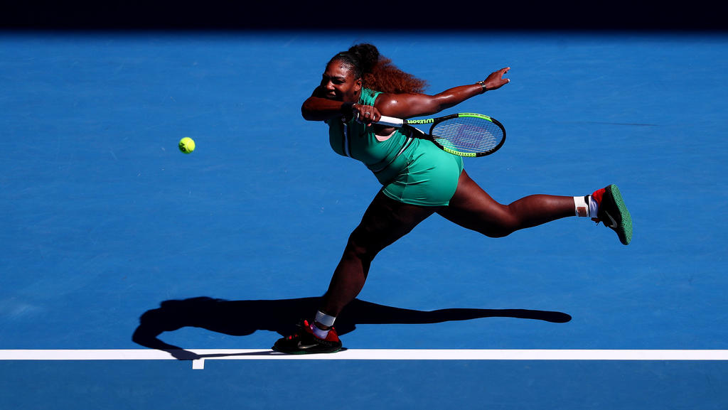 Serena Williams steht im Viertelfinale der Australian Open Serena Williams steht im Viertelfinale der Australian Open