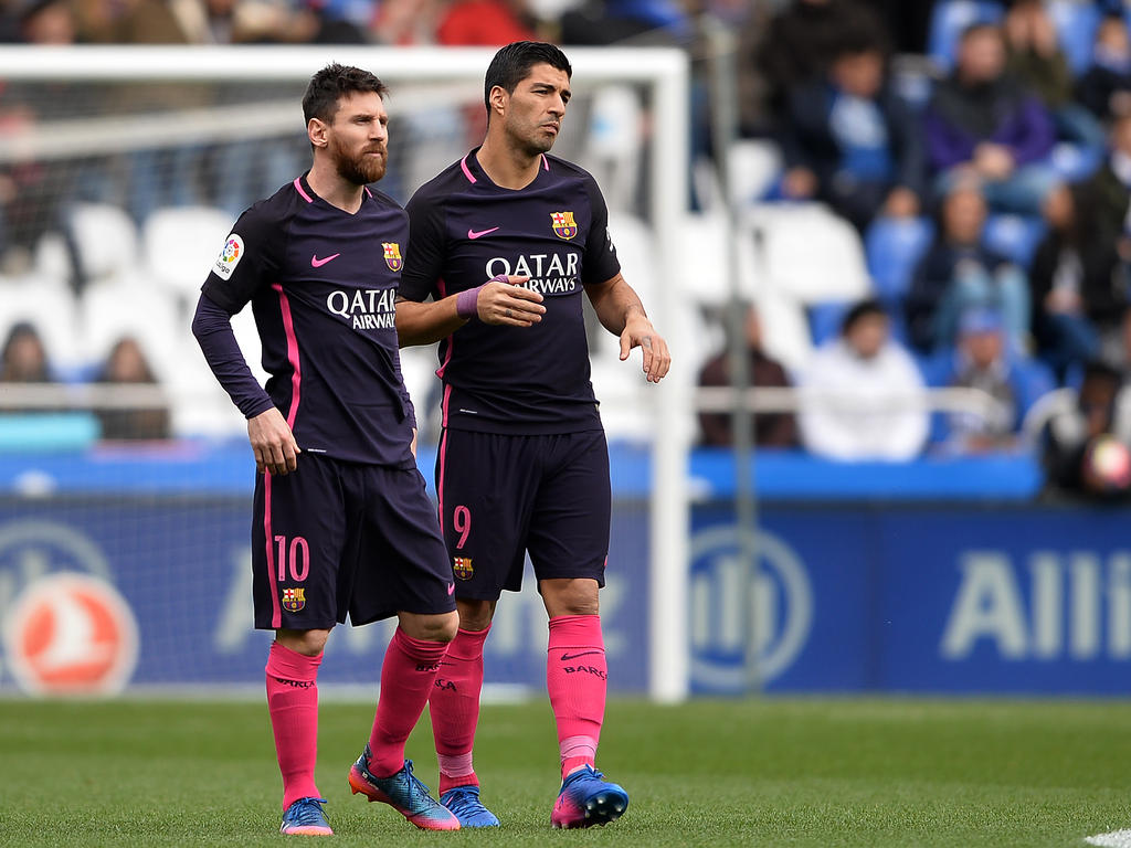 Lionel Messi, Luis Suárez und der FC Barcelona patzten in La Coruña