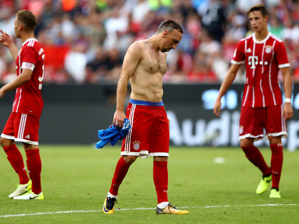 Franck Ribéry ilustra la imagen de la derrota de los bávaros. (Foto: Getty)