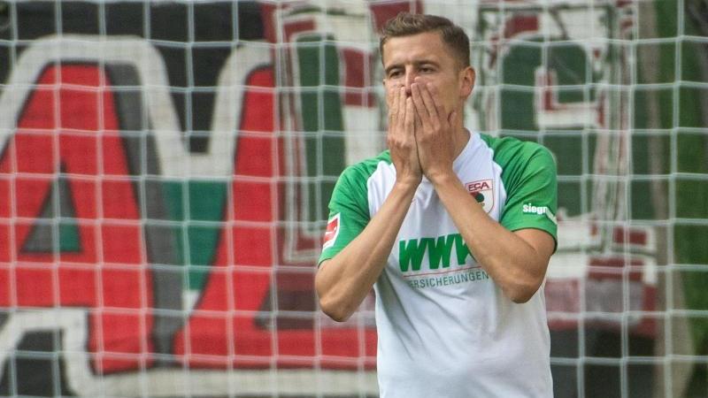 Der FC Augsburg muss auf Alfred Finnbogason verzichten