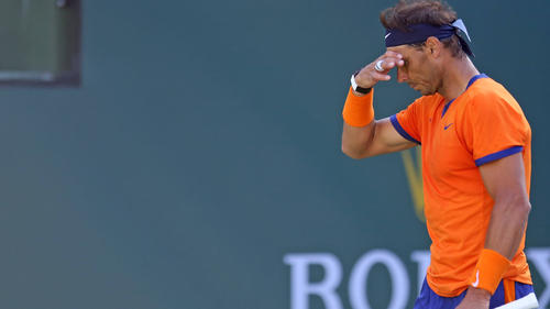 Schlimmer Schmerzen bei Tennis-Star Rafael Nadal