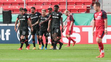 Bayer Leverkusen hat Eintracht Norderstedt vom Platz gefegt
