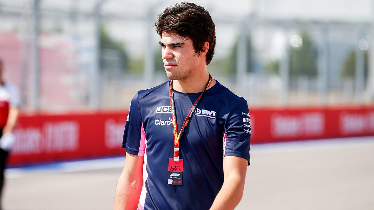 Lance Stroll Arbeitstag endete auf dem Motorrad Lance Stroll Arbeitstag endete auf dem Motorrad
