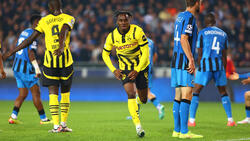 Jamie Gittens erzielte die ersten beiden BVB-Tore in Brügge