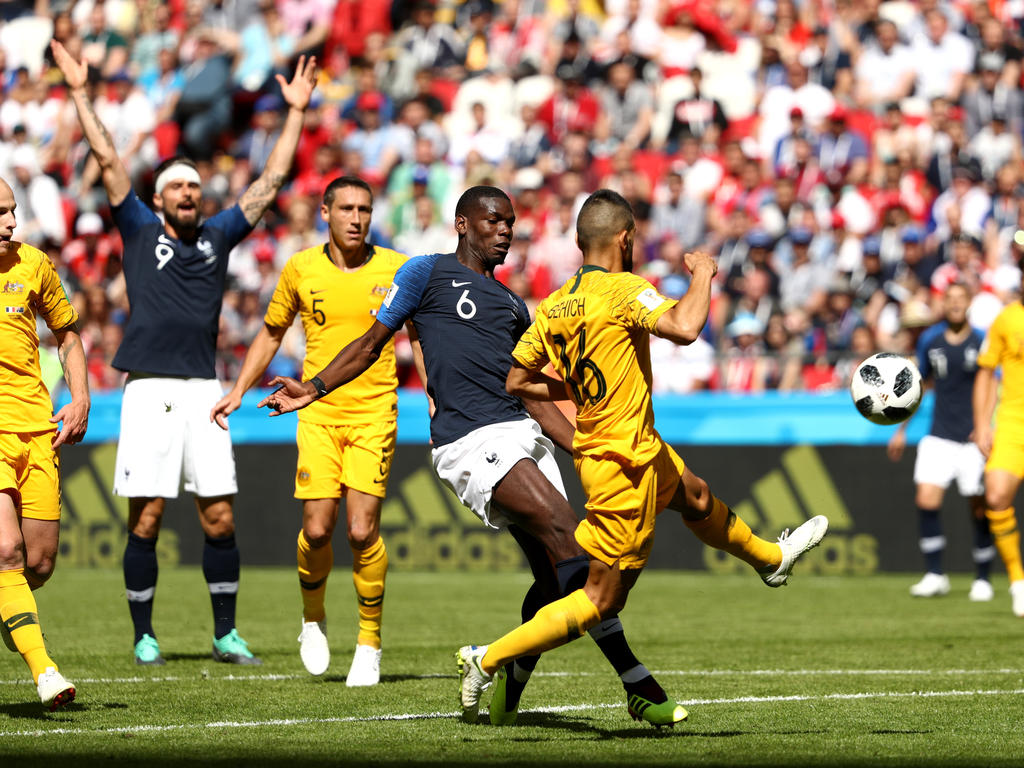 Paul Pogba traf zum glücklichen 2:1 für die Franzosen