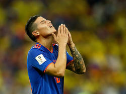 Die Kolumbianer um James Rodríguez wollen ins WM-Achtelfinale