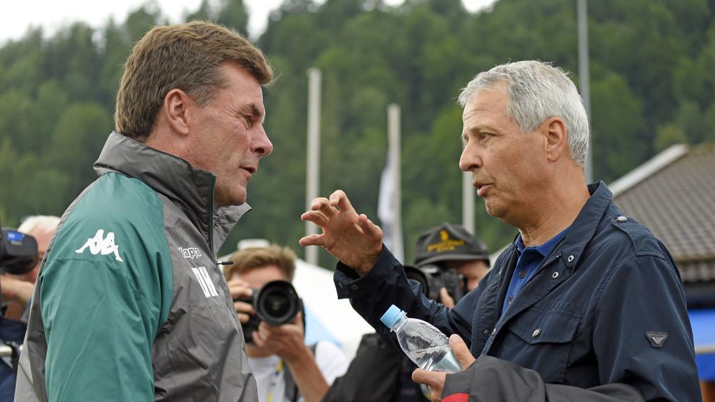 Dieter Hecking und Lucien Favre begegnen sich am 17. Spieltag im Top-Spiel
