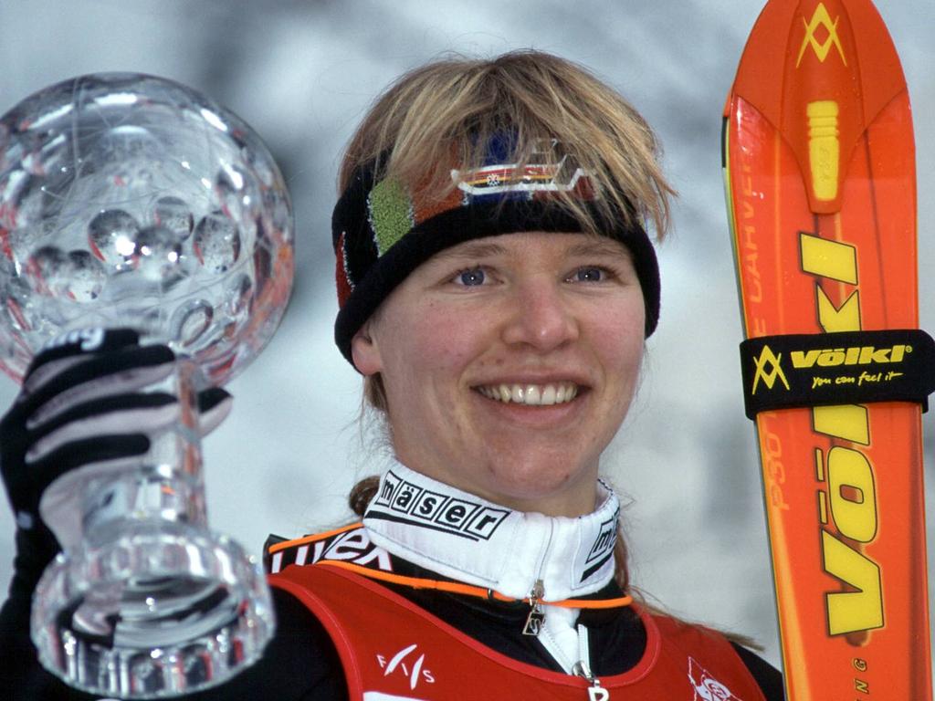 Olympiasiegerin Katja Seizinger (1998)
