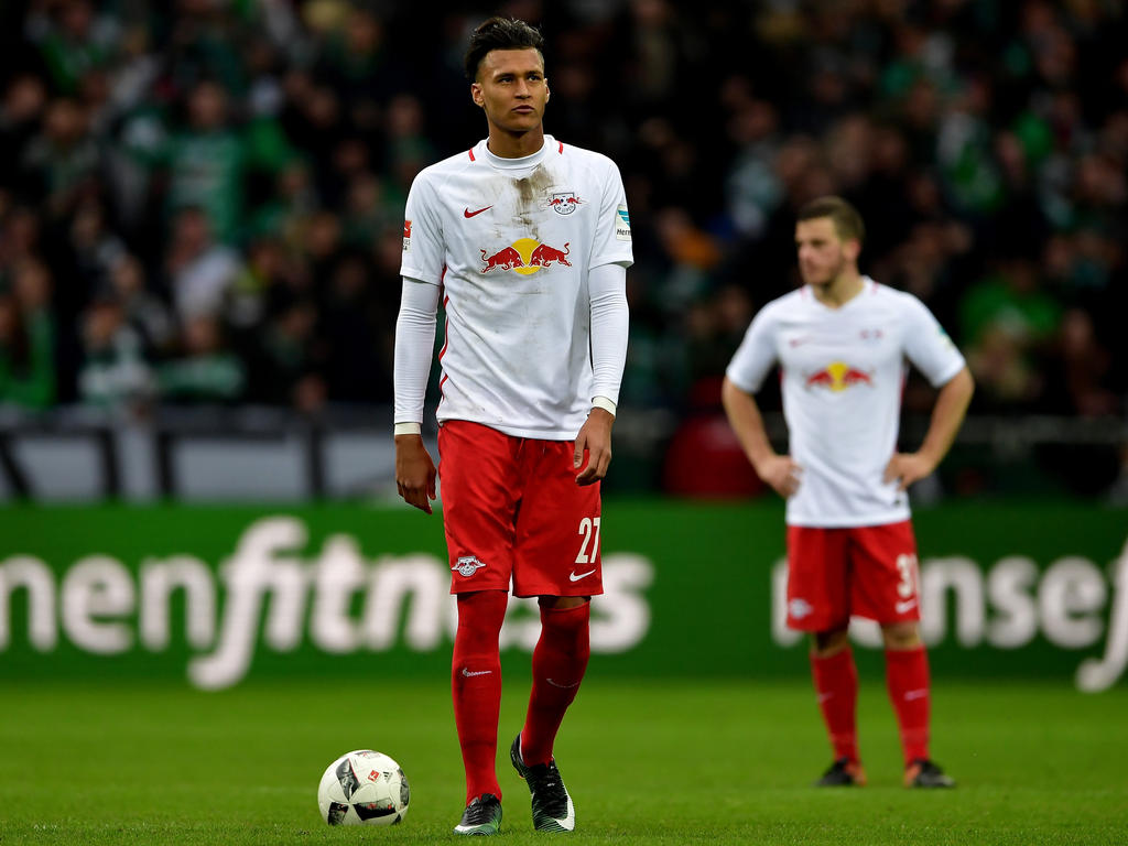 RB-Stürmer Davie Selke, hier beim 0:3 in Bremen, steht vor der Rückkehr zum SVW