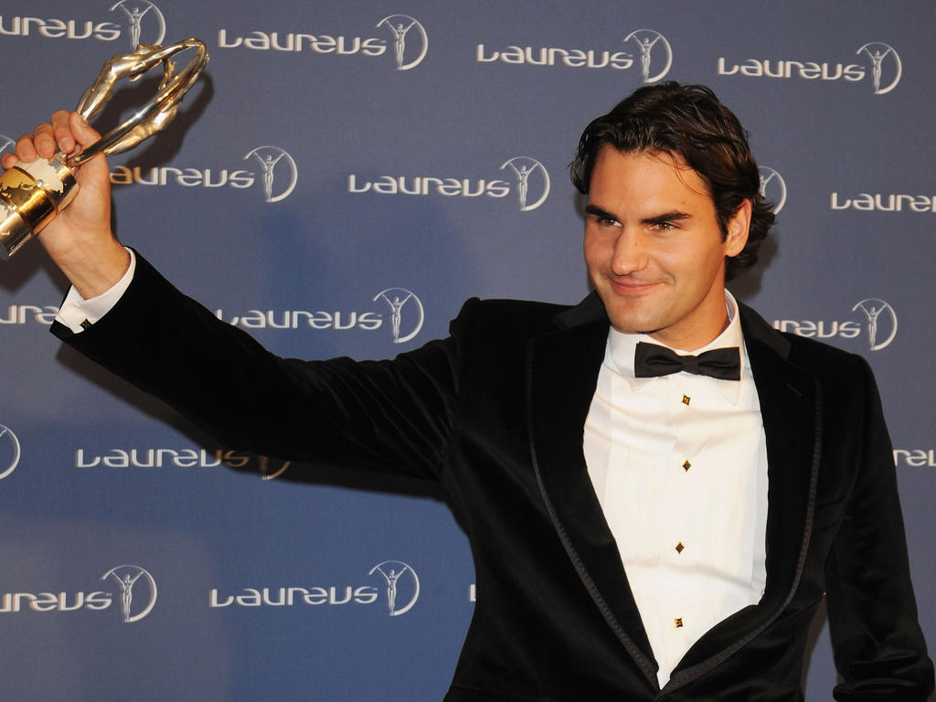 Federer durfte den Lareus-Award unter anderem bereits 2008 in Empfang nehmen Federer durfte den Lareus-Award unter anderem bereits 2008 in Empfang nehmen