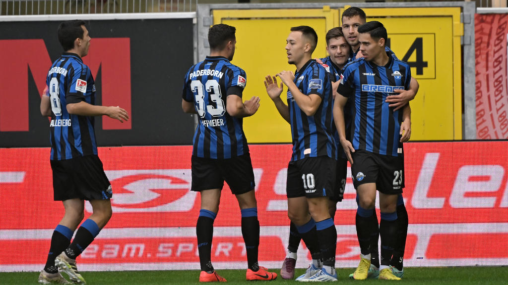 Der SC Paderborn setzte sich gegen den SV Sandhausen durch Der SC Paderborn setzte sich gegen den SV Sandhausen durch