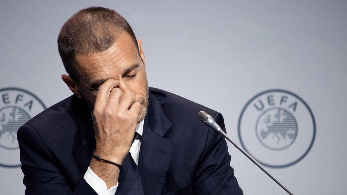 Aleksander Ceferin muss neue Termine für die Europapokal-Spiele finden Aleksander Ceferin muss neue Termine für die Europapokal-Spiele finden