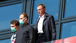 Ralf Rangnick (r.) beendete seine Tätigkeit bei Red Bull