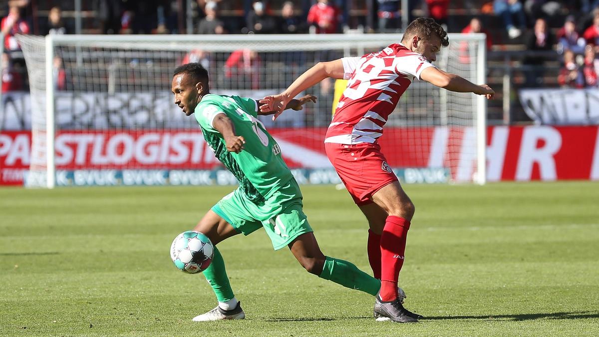 Die Würzburger Kickers und Greuther Fürth teilten sich die Punkte Die Würzburger Kickers und Greuther Fürth teilten sich die Punkte