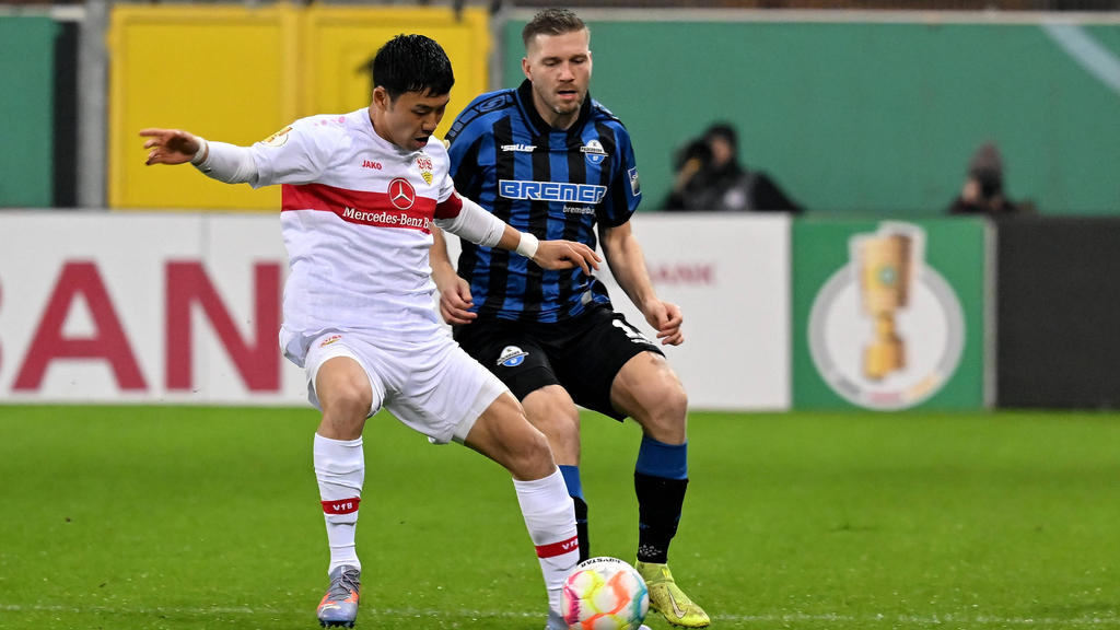 Der VfB Stuttgart setzte sich spät in Paderborn durch.