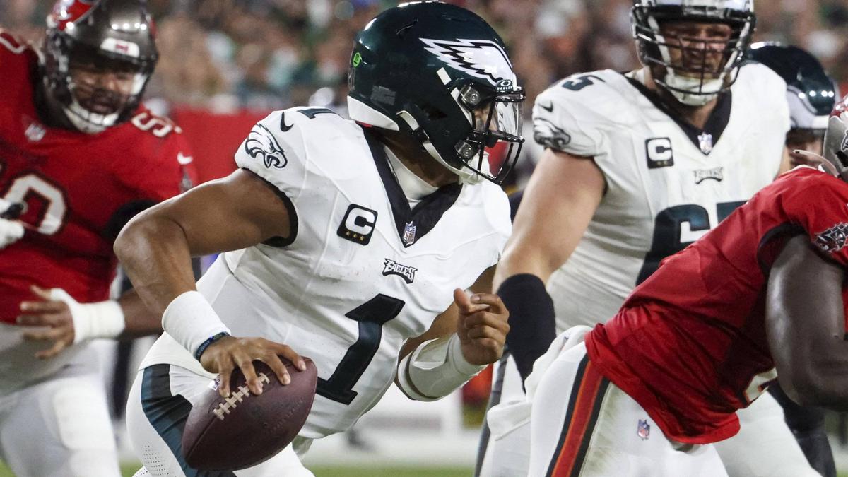 Jalen Hurts und die Eagles sind eines von noch drei ungeschlagenen Teams in der NFL