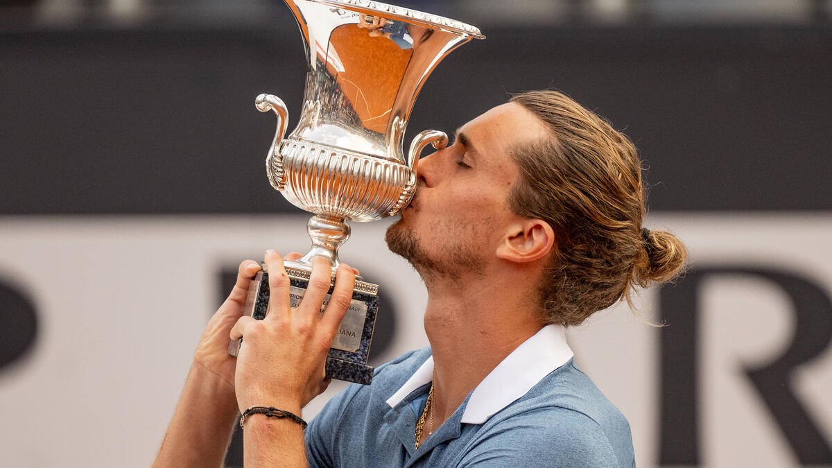 Alexander Zverev gewinnt in Rom