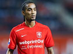 Voor Jerson Cabral is de wedstrijd tegen PSV nog maar zijn derde duel van het huidige seizoen. De aanvaller weet nog niet te overtuigen bij FC Twente. (24-10-2015)