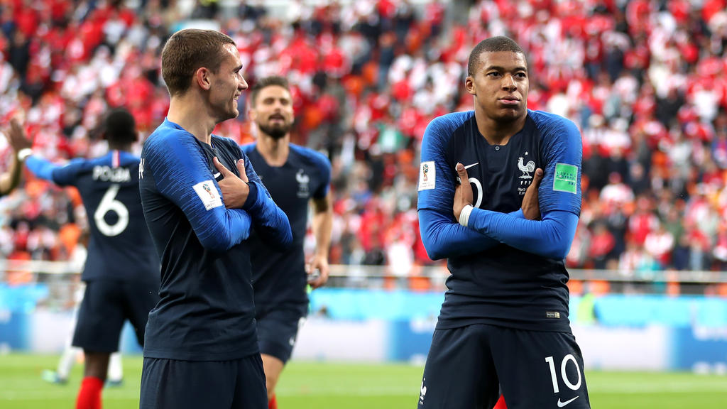 Antoine Griezmann und Kylian Mbappé holten mit Frankreich den WM-Titel