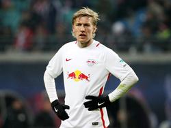 Emil Forsberg will mit RB Leipzig Platz zwei verteidigen