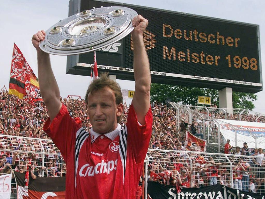 Andreas Brehme wurde mit dem FCK 1998 sensationell Meister